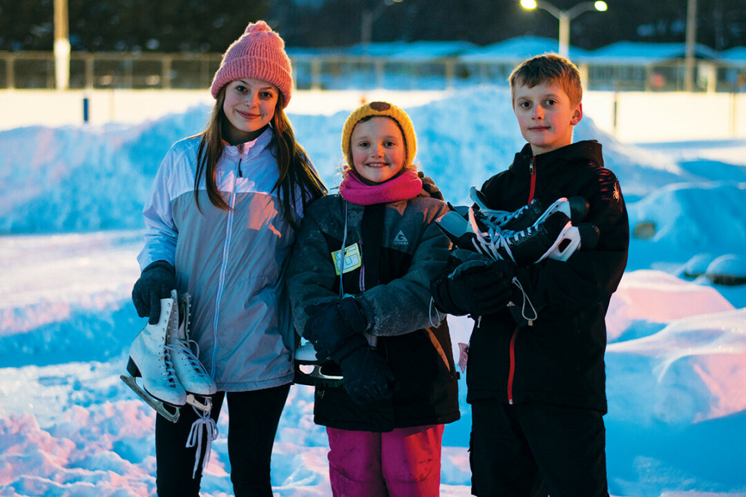 SHARPEN THOSE SKATES! Get ready to slip, slide, and glide throughout the Newell Park and Mitscher Park ice rinks as soon as the temps reach consistently below freezing! 