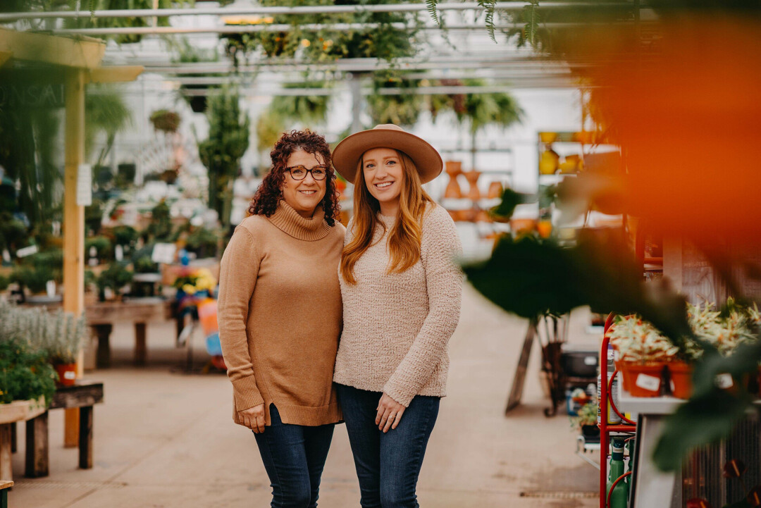 A DYNAMIC FAMILIAL DUO: In addition to running Inspiration Lately together, Sara Antonson and Andrea Fleishauer just so happen to be mother-and-daughter. (Photo by Kelsey Jonas)
