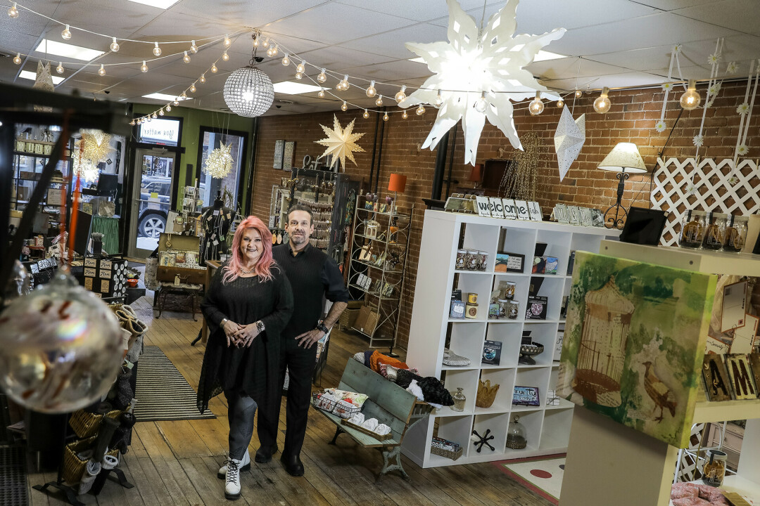 PASSING ON THE KEYS. Emily and Jon Menz are the proud new owners of La Dee Dah in Menomonie. After seeing that the business planned to close after more than a decade in business, the pair knew they wanted to keep the gift shop's iconic downtown presence alive.  