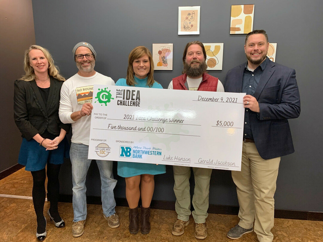 No Boundaries Tiny Homes was the winner of the most recent Idea Challenge organized by the Eau Claire Area Economic Development Corp.