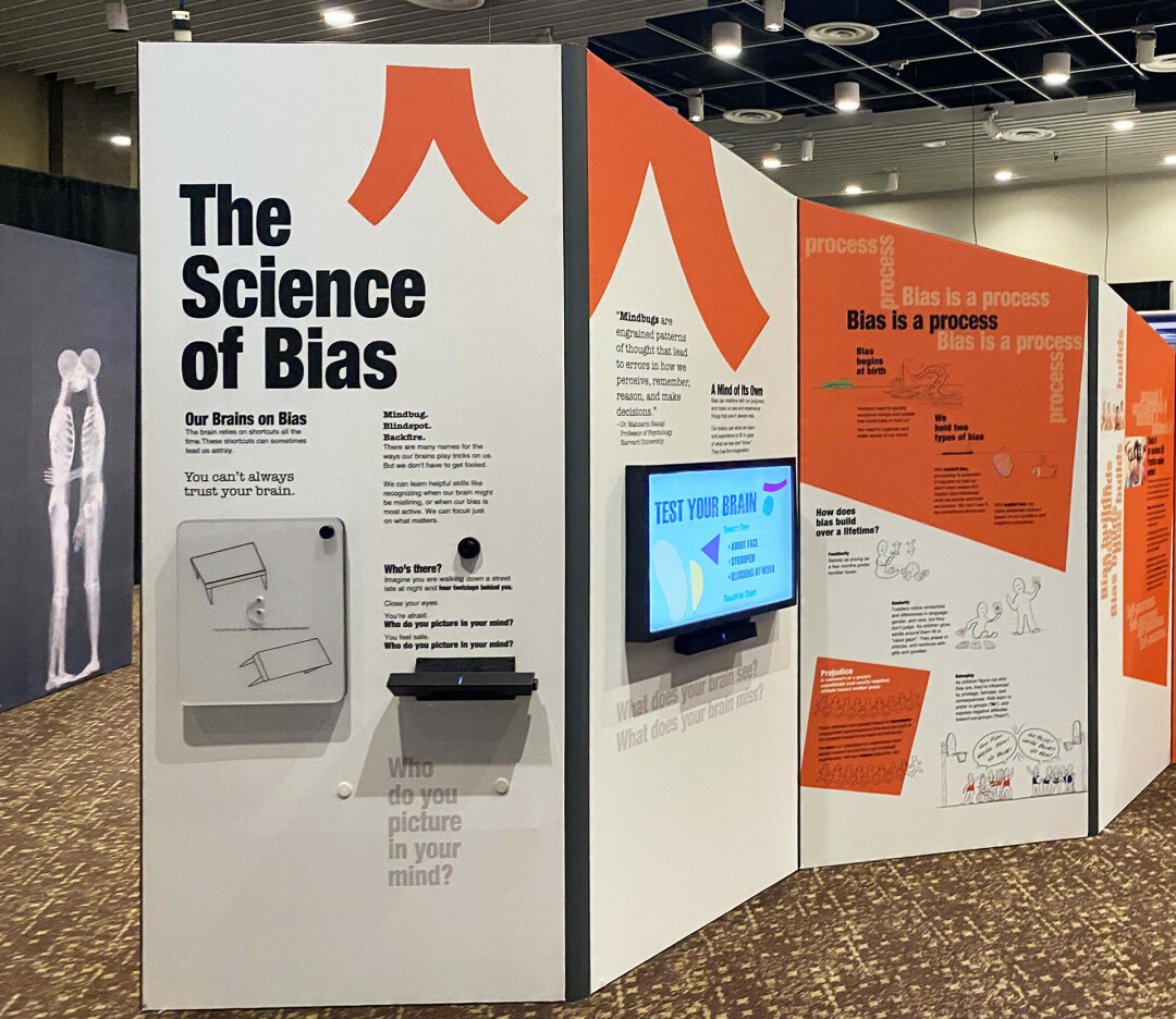 The Bias Inside Us exhibit examines how the brain creates implicit biases (submitted photo).