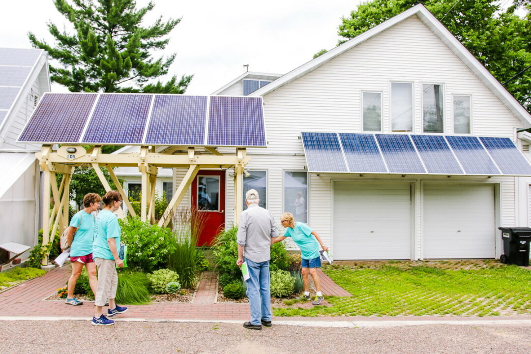 Steven & Ellen Terwilliger’s solar-powered home in Eau Claire.