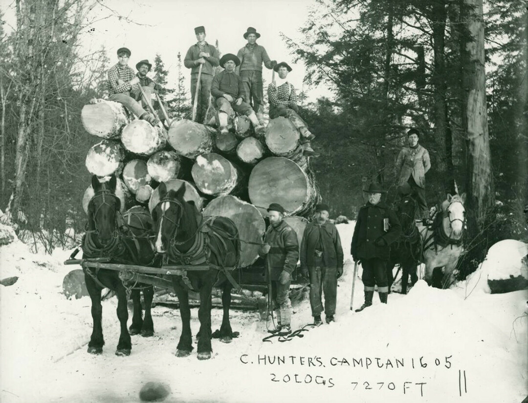 A Chippewa Valley logging crew, circa 1905. (Chippewa Valley Museum photo)