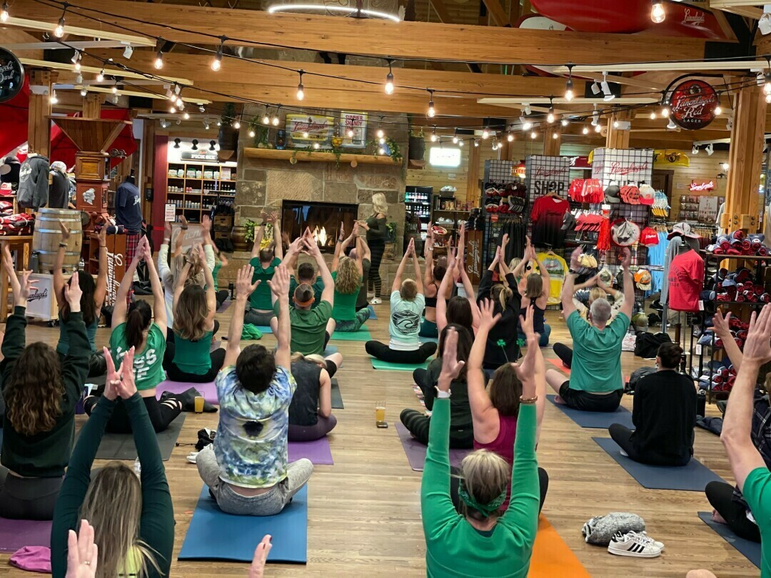 St. Patrick's Day Yoga at the Leinie's Lodge 