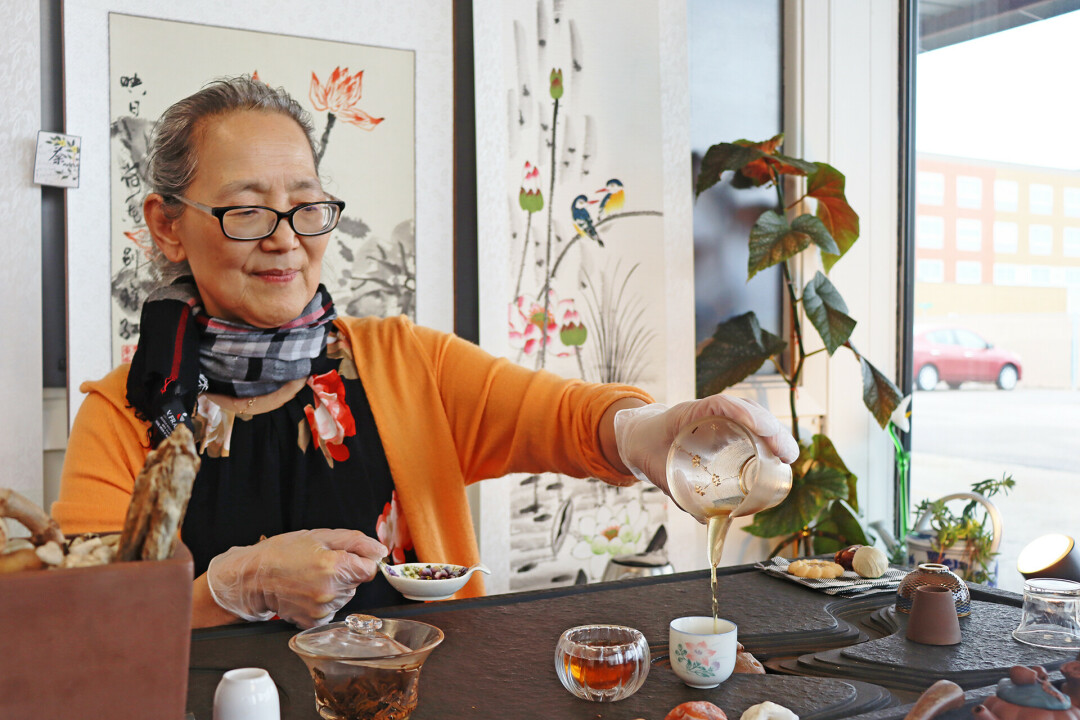 ROOTED IN TRADITION: Xin Obaid said the purpose of her business ins't primarily about selling tea, it's really about spreading an appreciation for traditional Chinese culture.