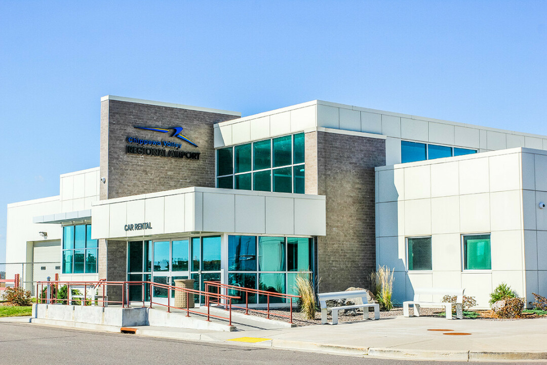 The Chippewa Valley Regional Airport terminal. (Photo by Andrea Paulseth)