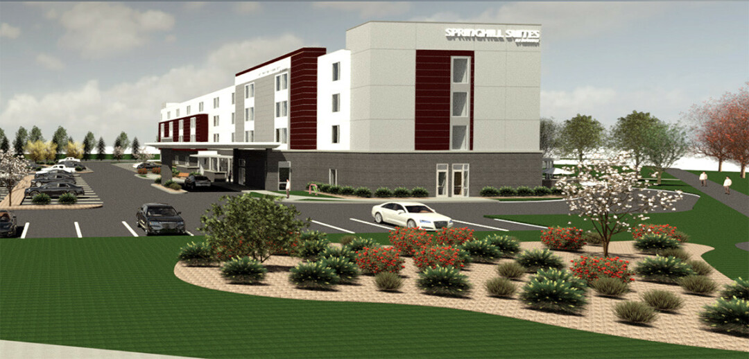 DOWN BY THE RIVERSIDE. Pablo Group will build a 128-room hotel next to the planned County Materials Complex on Menomonie Street in Eau Claire. (Submitted image)