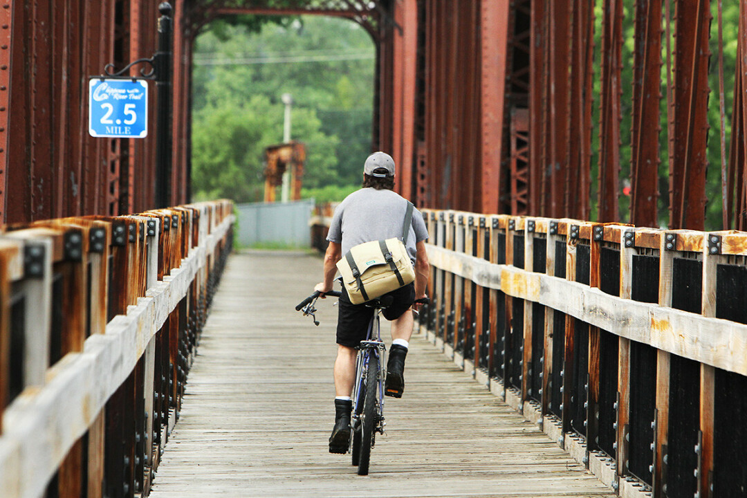RIDE ON. The Chippewa River State Trail, which runs between Eau Claire and Durand, was voted the Best Trail for Biking by Volume One readers.