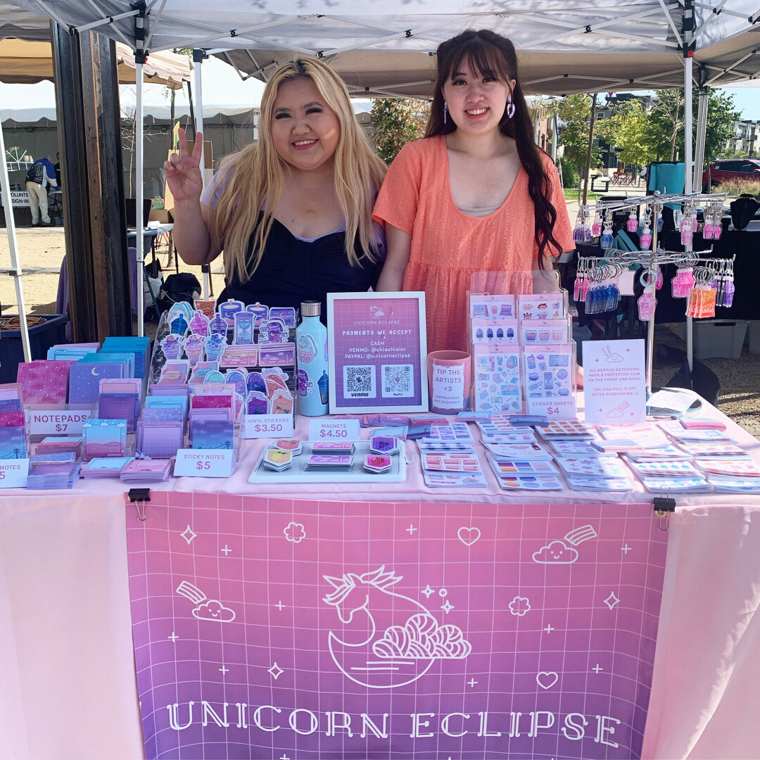 CHASING DREAMS. Sisters Chia (left) and Hleeda Lor started Unicorn Eclipse to get back in touch with their creative sides. (Submitted photos)