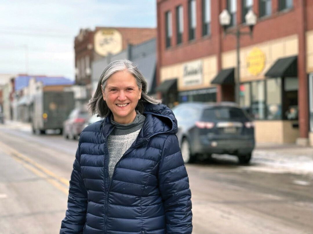 DOWN ON MAY STREET. Deb McGrath is running for the Democratic nomination for the 3rd Congressional District. (Submitted photos)