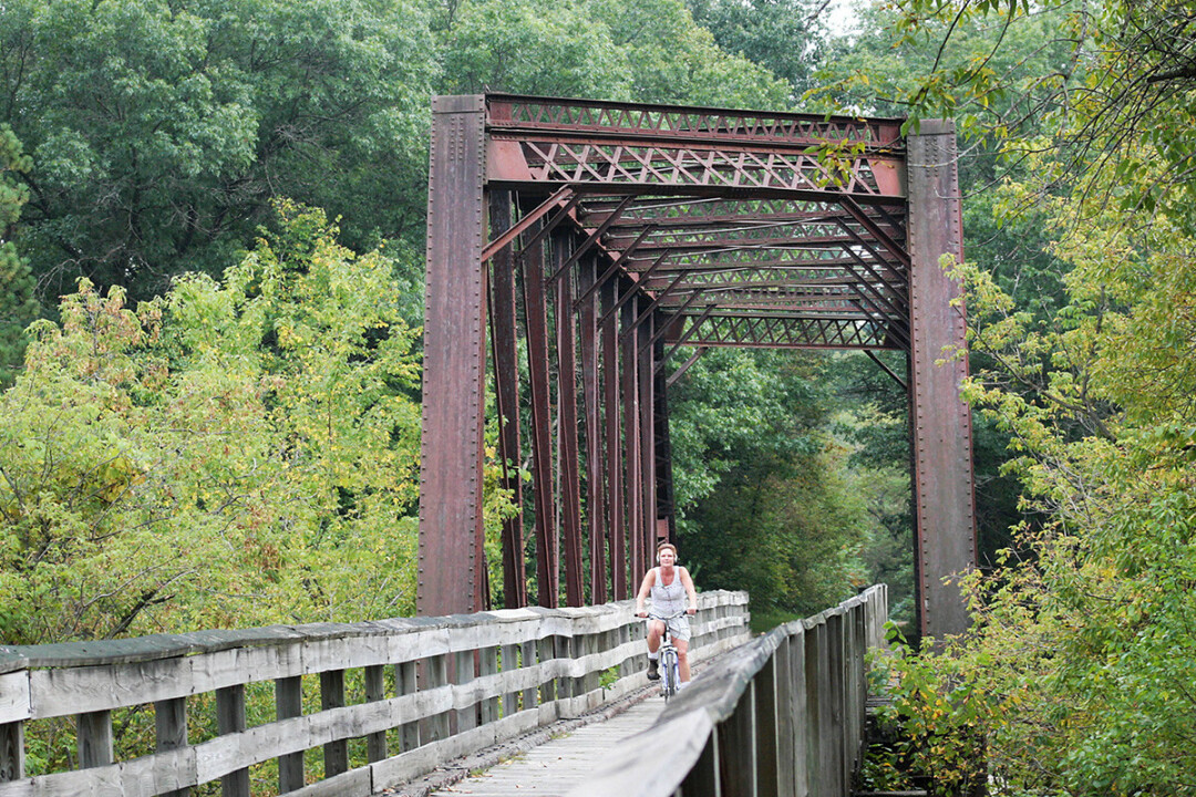 The Red Cedar Trail near Menomonie.