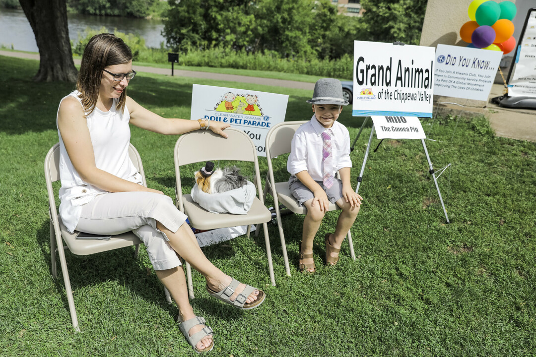 A REAL PAW-BITER. The contest for Grand Animal of the Chippewa Valley will also be held during this year's parade.