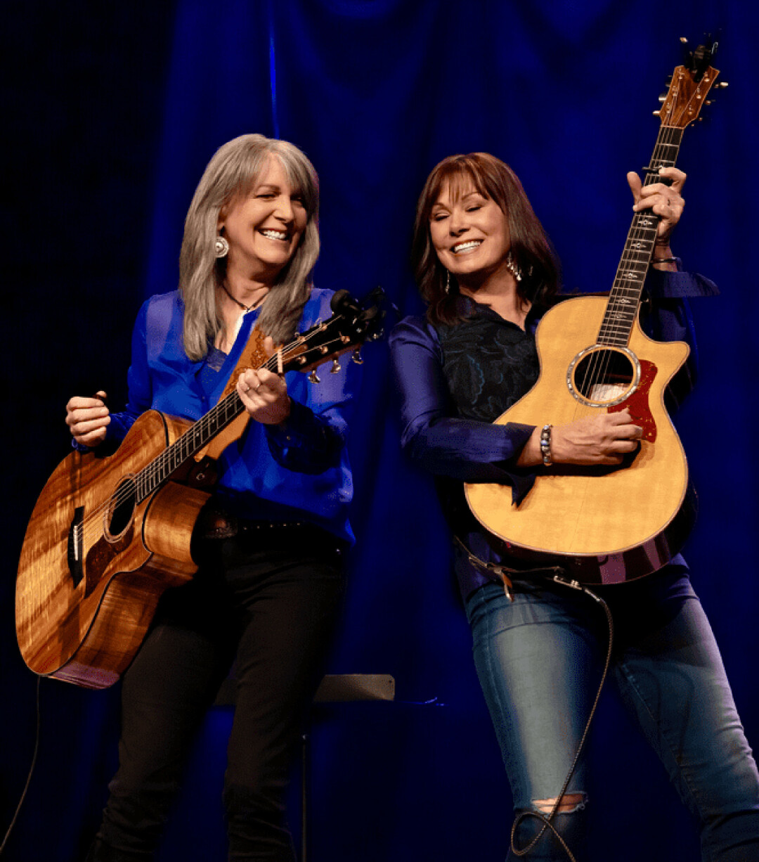 COUNTRY, COMEDY, AND CIRCUS. The Mabel Tainter is bringing in a wide range of acts including Kathy Mattea & Suzy Boggus (pictured).