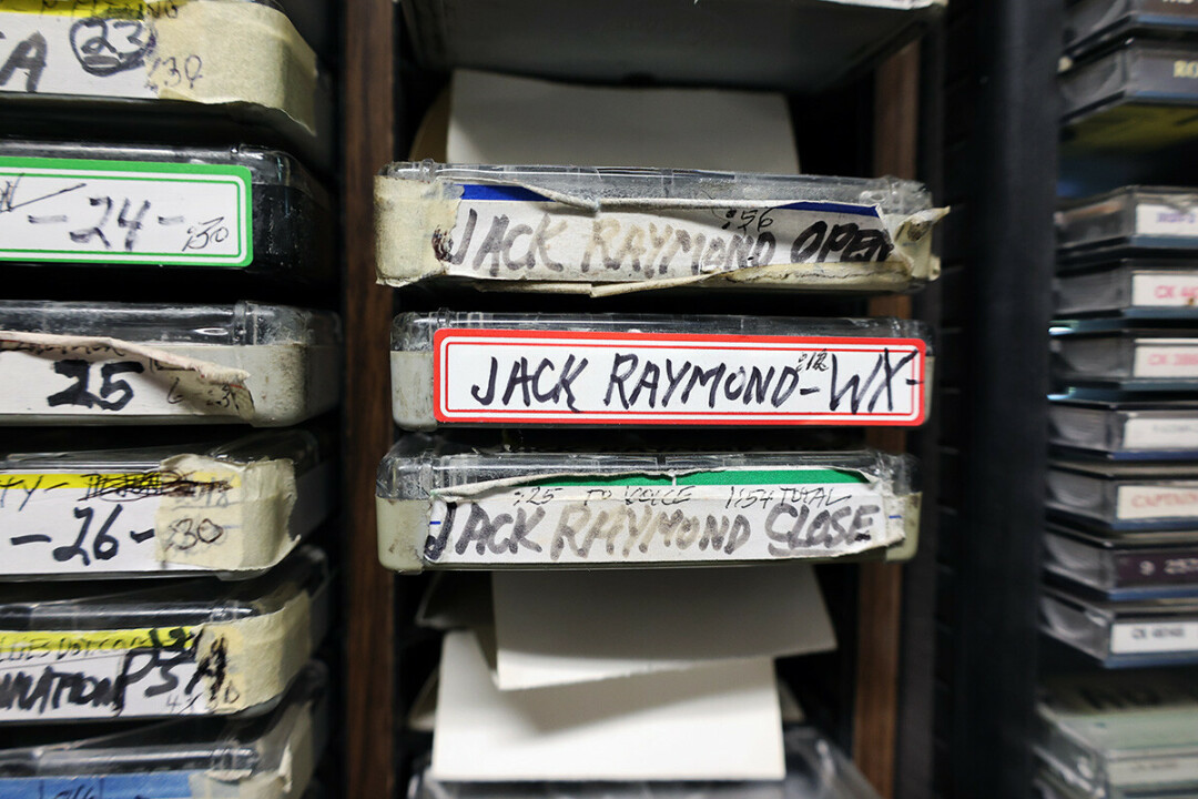 Aging tapes of "The Jack Raymond Show" have been a WCFW staple for decades.