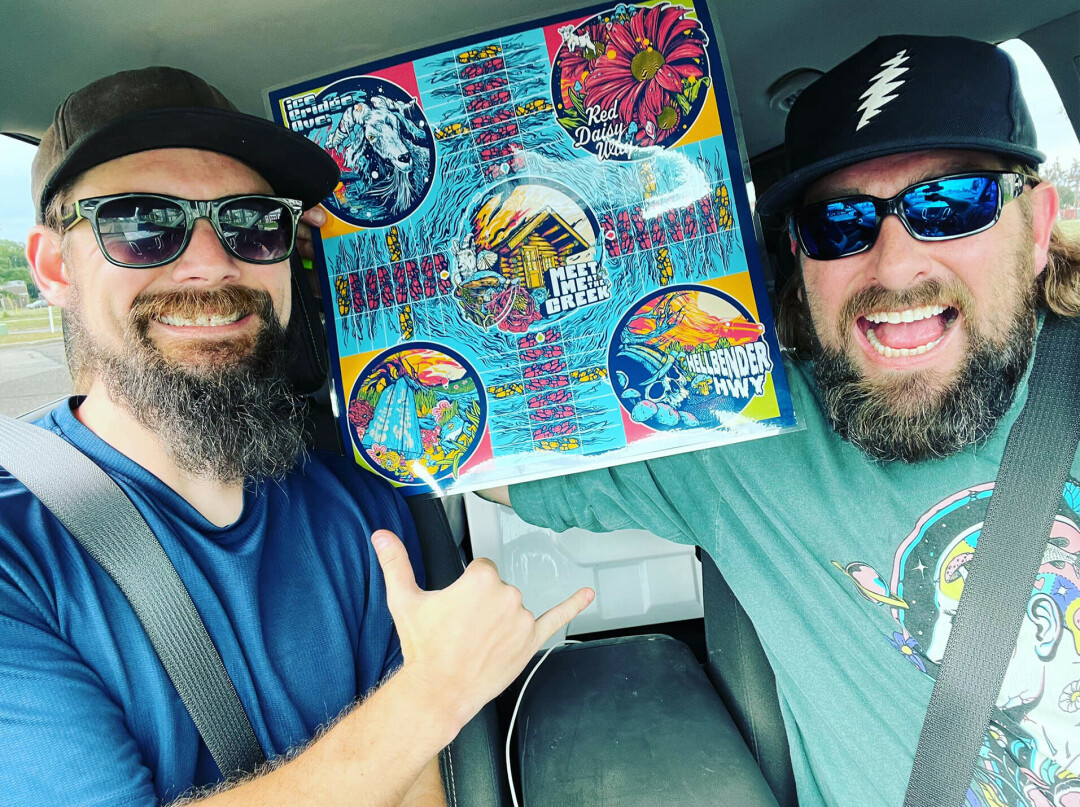 GET ON BOARD. Eli Bremer is hoping word-of-mouth and community support can help launch his board game Meet Me At The Creek. (Photo via Bremer's social media)