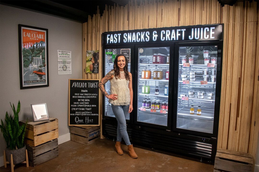 Erica Wilfer, founder of local Terravee Naturals, houses some of her natural products too at Fast Fuel, like their syrups, fermented honey, and more.