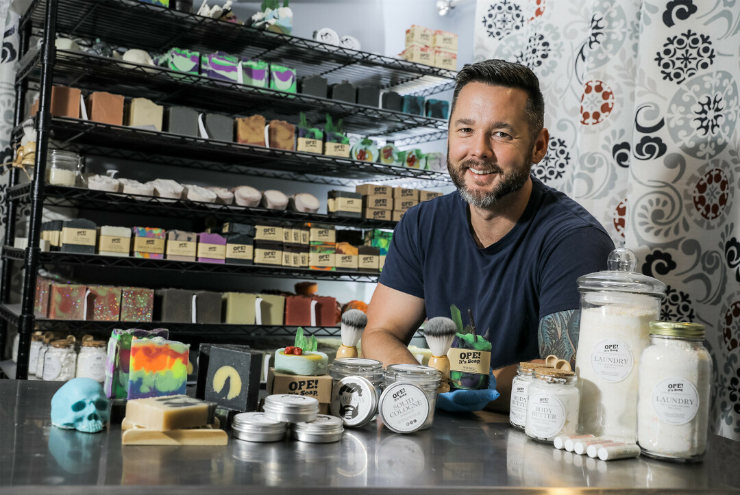 SOON TO (OPE)N. A locally-made favorite, 'Ope It's Soap' will soon open its very first storefront in its home of Chippewa Falls.