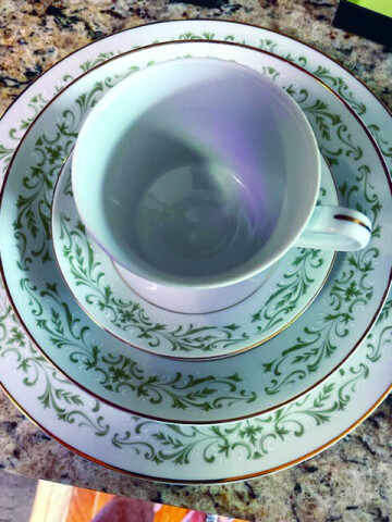 The author's mother's china. (Submitted photo)