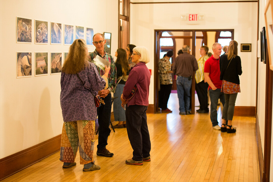 WRAP AROUND. The Wisconsin Regional Art Program is coming to the Heyde Center for the first time. The former school hosts events and gallery showings, like this one several years ago.