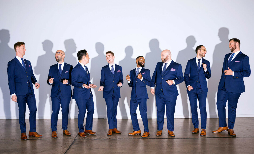 CANTUS STOP, WON'T STOP. Widely-recognized and award-winning vocal group Cantus is headed to the Heyde Center on Sept. 30 for a performance made all the more special since one of its members is from Chippewa Falls himself. Welcome back, Jacob Christopher. (Submitted photos)