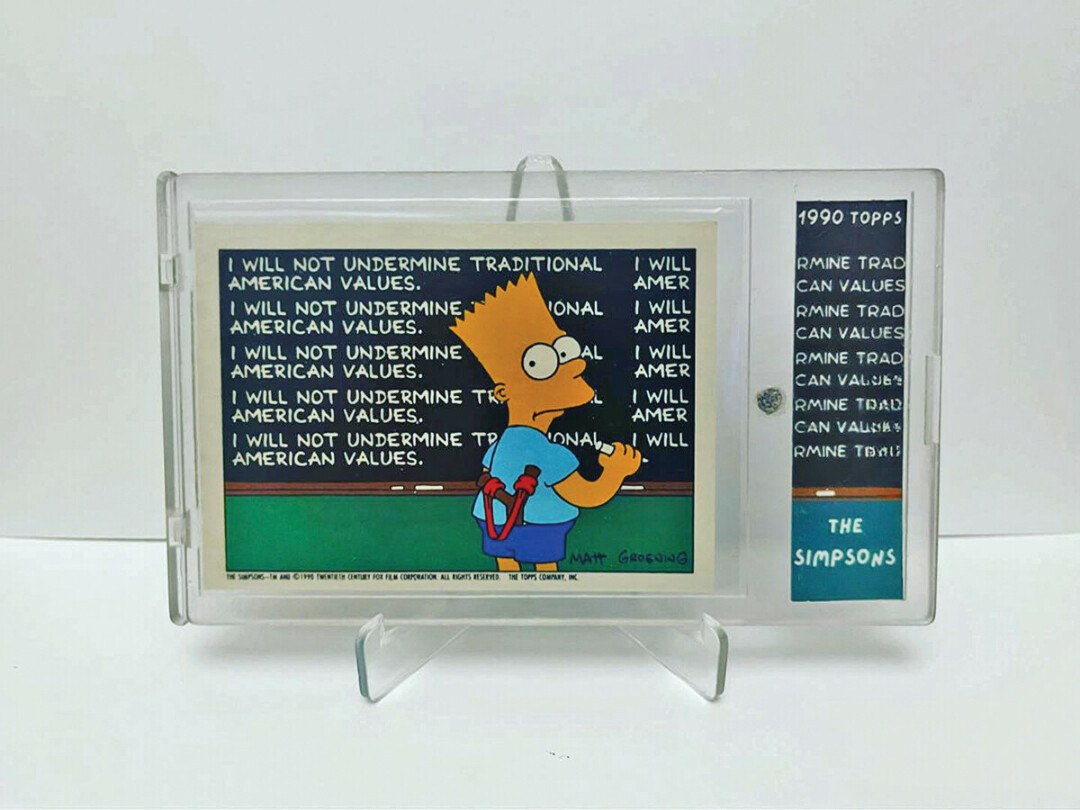PROTECTING PRICELESS WORKS OF BART. Slab Factory has created unique protectors of collectible cards. (Submitted photo)