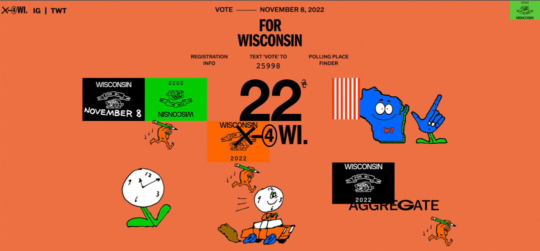FOR WISCONSIN. Non-partisan organization For Wisconsin, created by Justin Vernon, is going on tour through the state prior to mid-term elections. (Image from For Wisconsin's website)