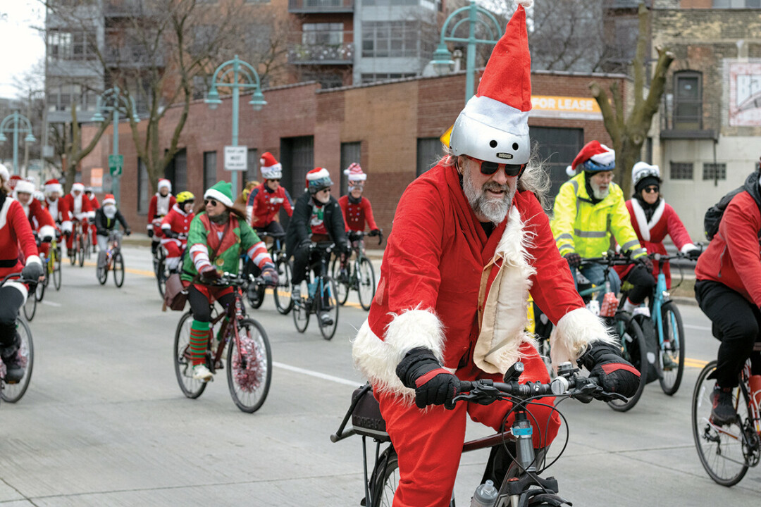 SANTA'S GOT A BRAND NEW BIKE. The Santa Cycle Rampage, long a fixture in 