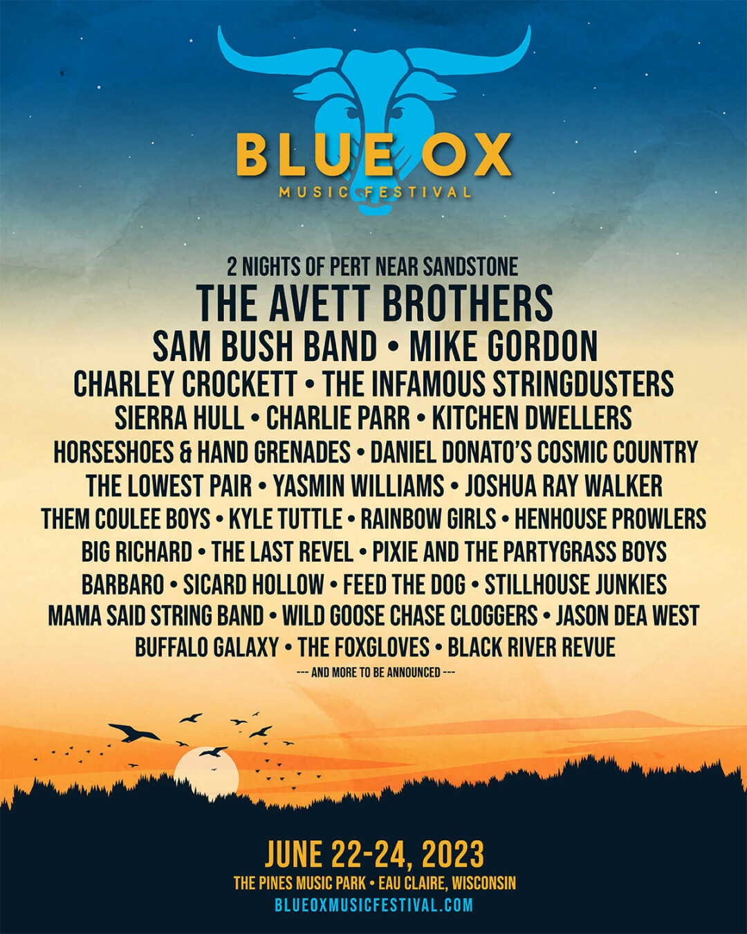 Avett Brothers Top Blue Ox Fest Lineup for 2023 ninth annual