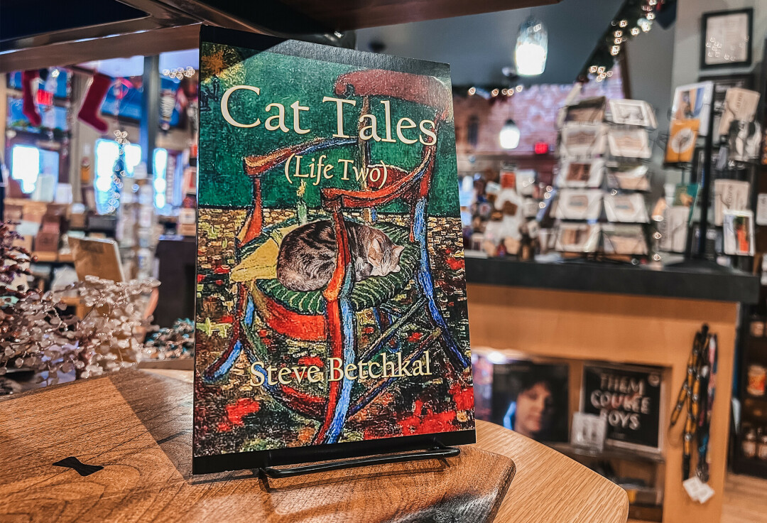 YOU'LL WANT THIS RIGHT MEOW. Local writer Steve Betchkal's latest book is the follow-up to his first feline-focused children's book.