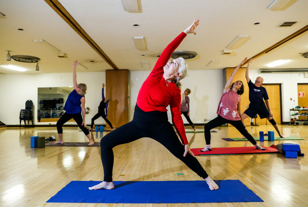 YO, YOGINI! Barbara Blum teaches at Latitude 44 Yoga and the Chippewa Valley YMCA, but she's been practicing yoga for decades longer. 