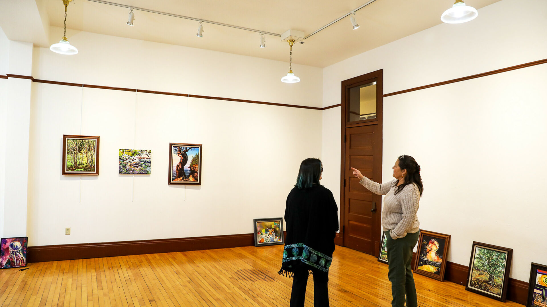 Beloved Art Center Gets Bright New Look new lighting fixtures