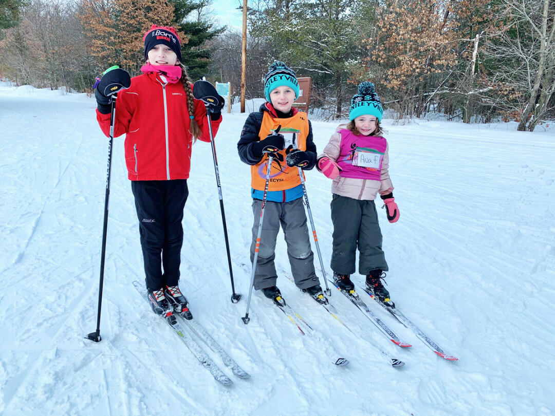 KICKIN BACK. The Kickin Kids cross country ski program serves 