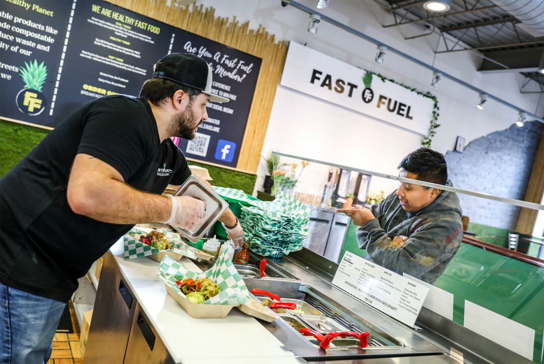 FUEL UP. EC Fast Fuel opened its second location in the old Burrachos building on Water St. in downtown Eau Claire on Jan. 16, and it's already a hit.