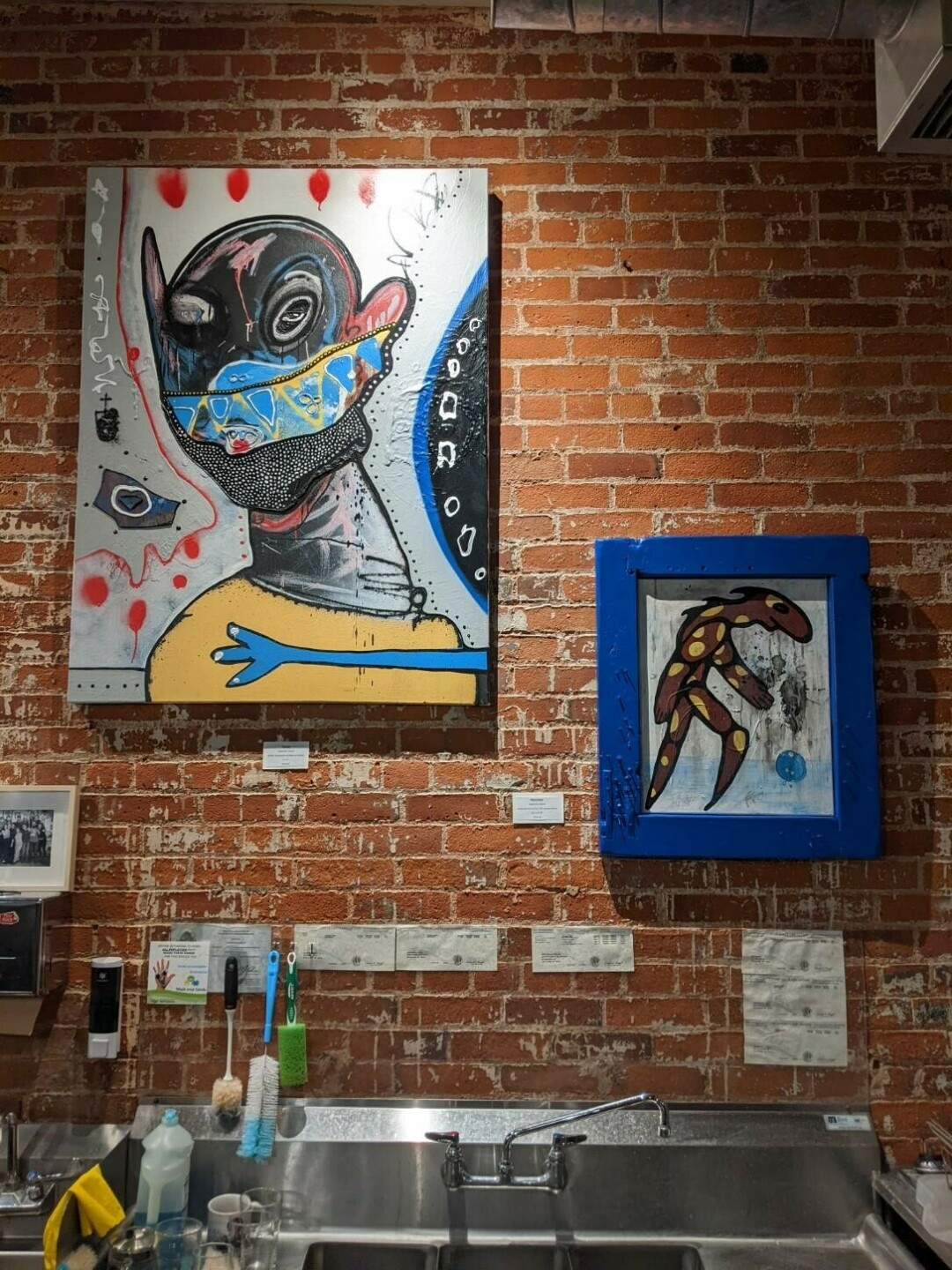 COFFEE WITH A SIDE OF ART? Sign me up! ArtFly has begun curating local art pieces in SHIFT Cyclery and Coffee Bar. (Submitted Photos)