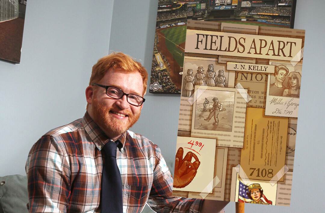 A SWING AND A HIT. Joe Niese – writing as J.N. Kelly – has just had his second young adult sports book published, Fields Apart.
