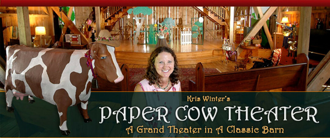 THEATER IN ... A BARN? Paper Cow Theater is a true gem out in Menomonie, offering children the chance to work as a team and run with their imaginations. (Photos via Facebook)