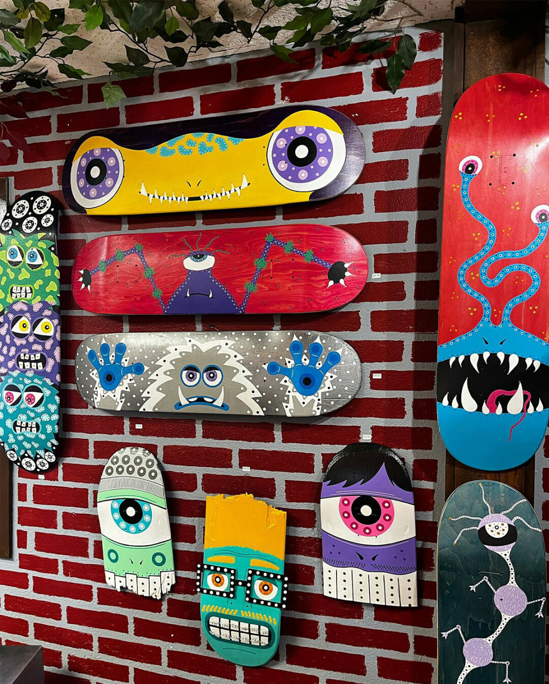 Art deck examples at Passion Board Shop. (via their Facebook)