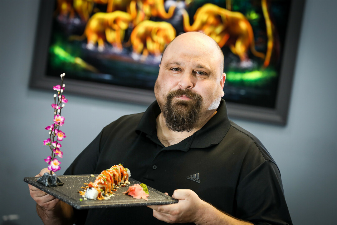 THE BIG E. Local foodie Eric Koskovich has three sushi rolls named after him across the Chippewa Valley. How'd he do it?!