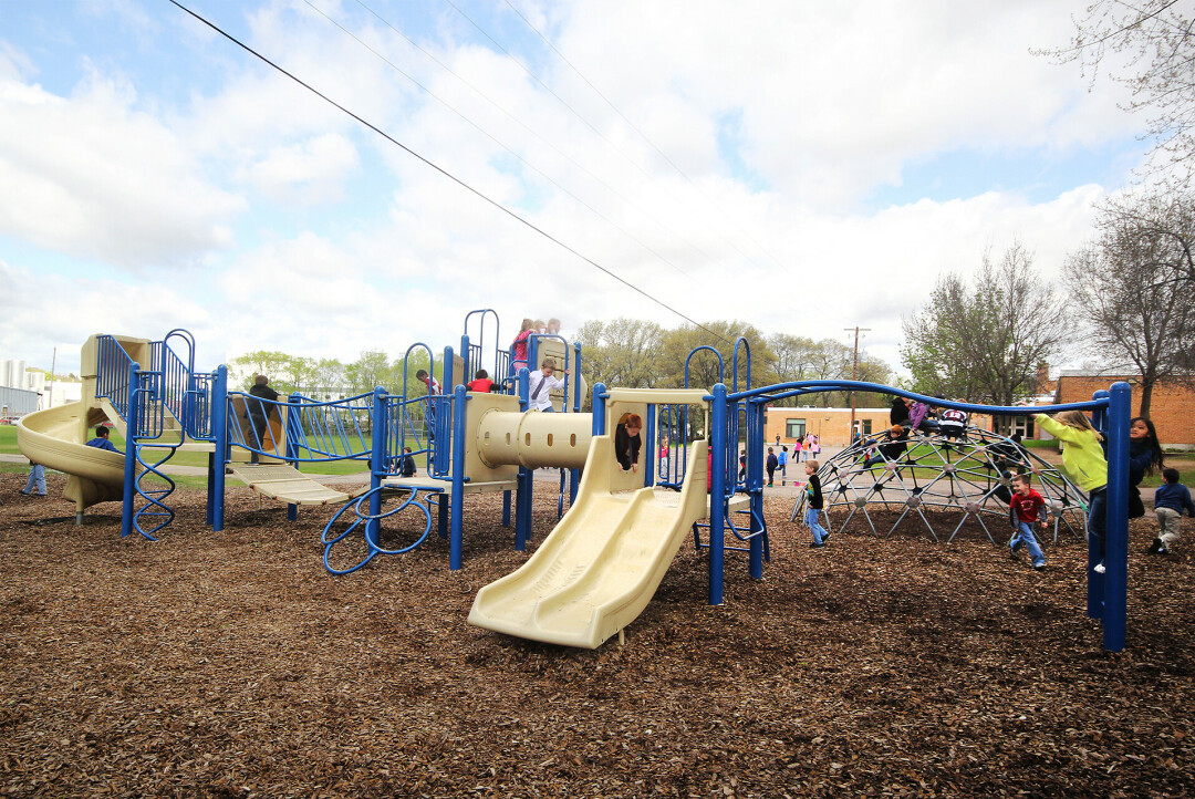 WHOLE LOTTA FUN(DS). Roosevelt Elementary School on Eau Claire's west side is continuing fundraising efforts to fully revamp its playground, which hasn't seen much of an update since the 1990s.
