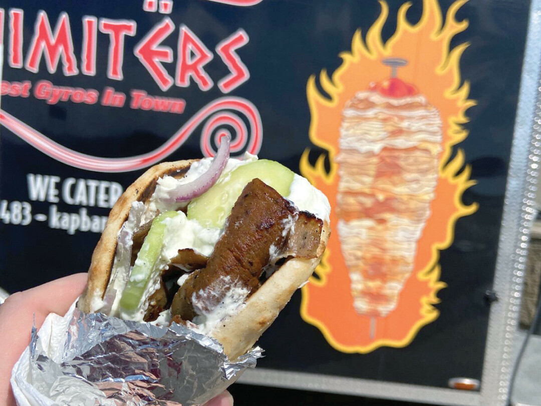 Dig into a gyro from Dhimiters. (Submitted photo)