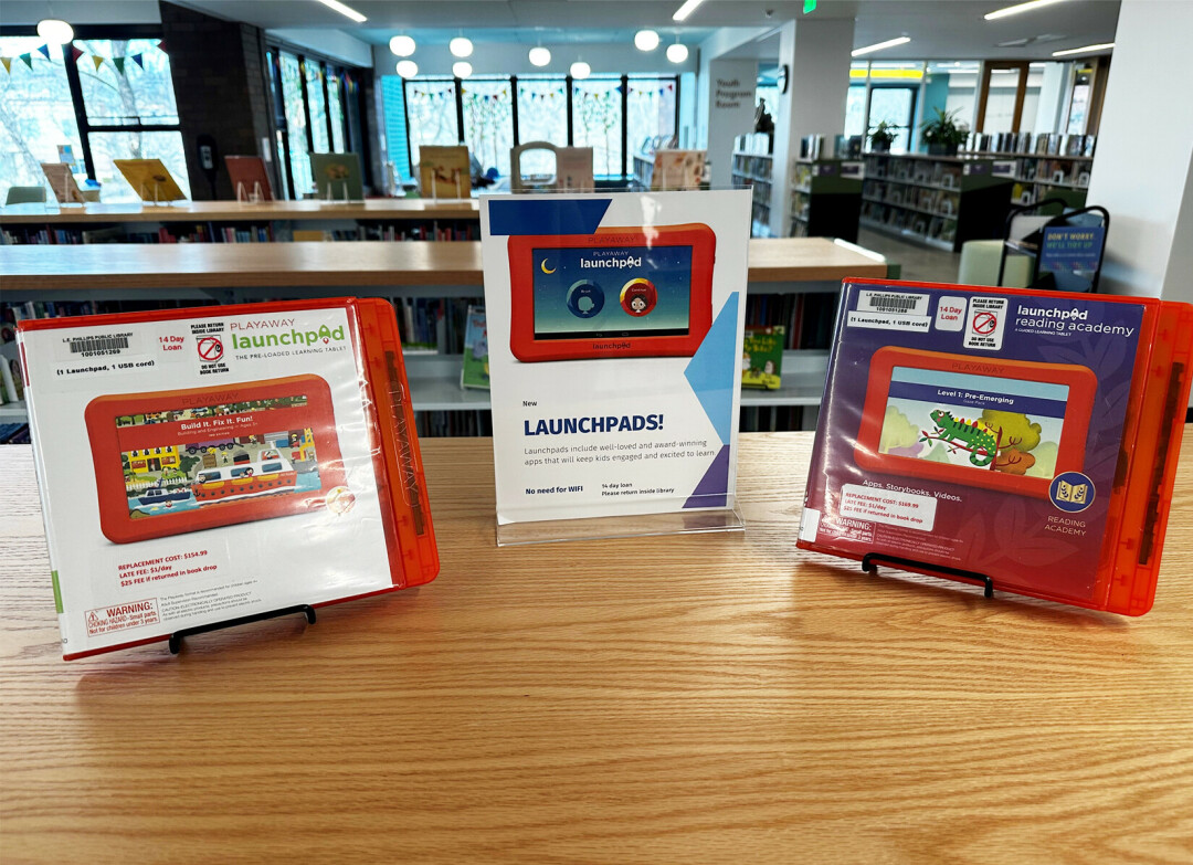 TIME FOR TAKEOFF! Launchpad Tablets are a new resource at the L.E. Phillips Memorial Public Library for kiddos. (Photo via the library's website)