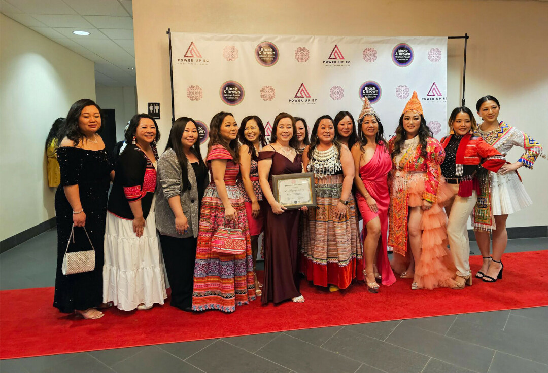 TRAILBLAZER. Dr. Kaying Xiong received the first Hmoob Excellence Award, created by local nonprofit Black and Brown Womyn Power Coalition, Inc. Xiong is pictured holding the award certificate.  (Photos via Facebook)