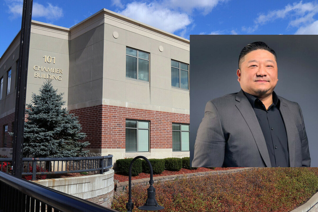 Lar Long Xiong (inset) represents the Hmong Wisconsin Chamber of Commerce in an office housed inside the Eau Claire Area Chamber of Commerce, 101 N. Farwell St. (Submitted photos)