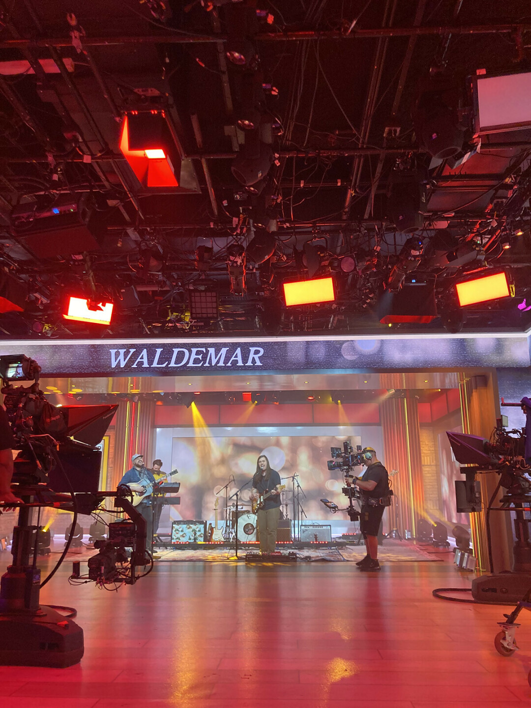 Waldemar performs at CBS Studios in New York on May 17. The show will be broadcast as part of CBS Saturday Morning on Saturday, June 10. (Submitted photo)