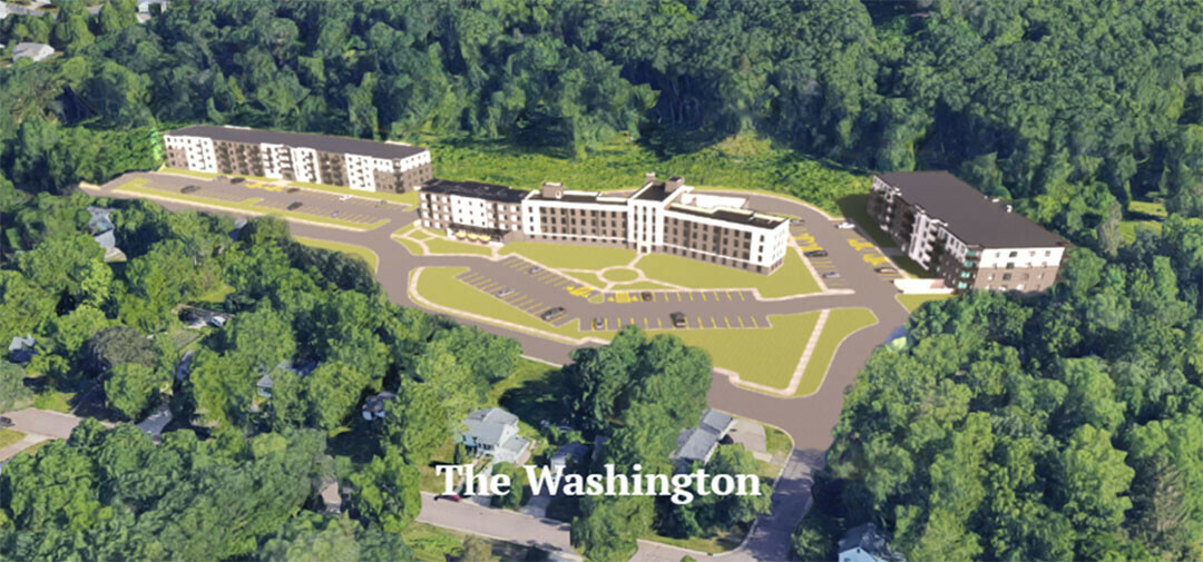 A developers' rendering of how the former Mount Washington Residence could be transformed. (Photo via Altitude Capital Partners website)