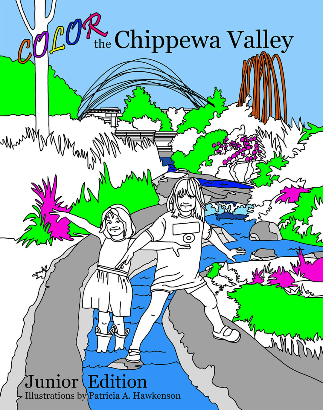 FOR THE YOUTH. 'Color the Chippewa Valley: Junior Edition' is coming soon from local artist Patricia A. Hawkenson. (Submitted photos)