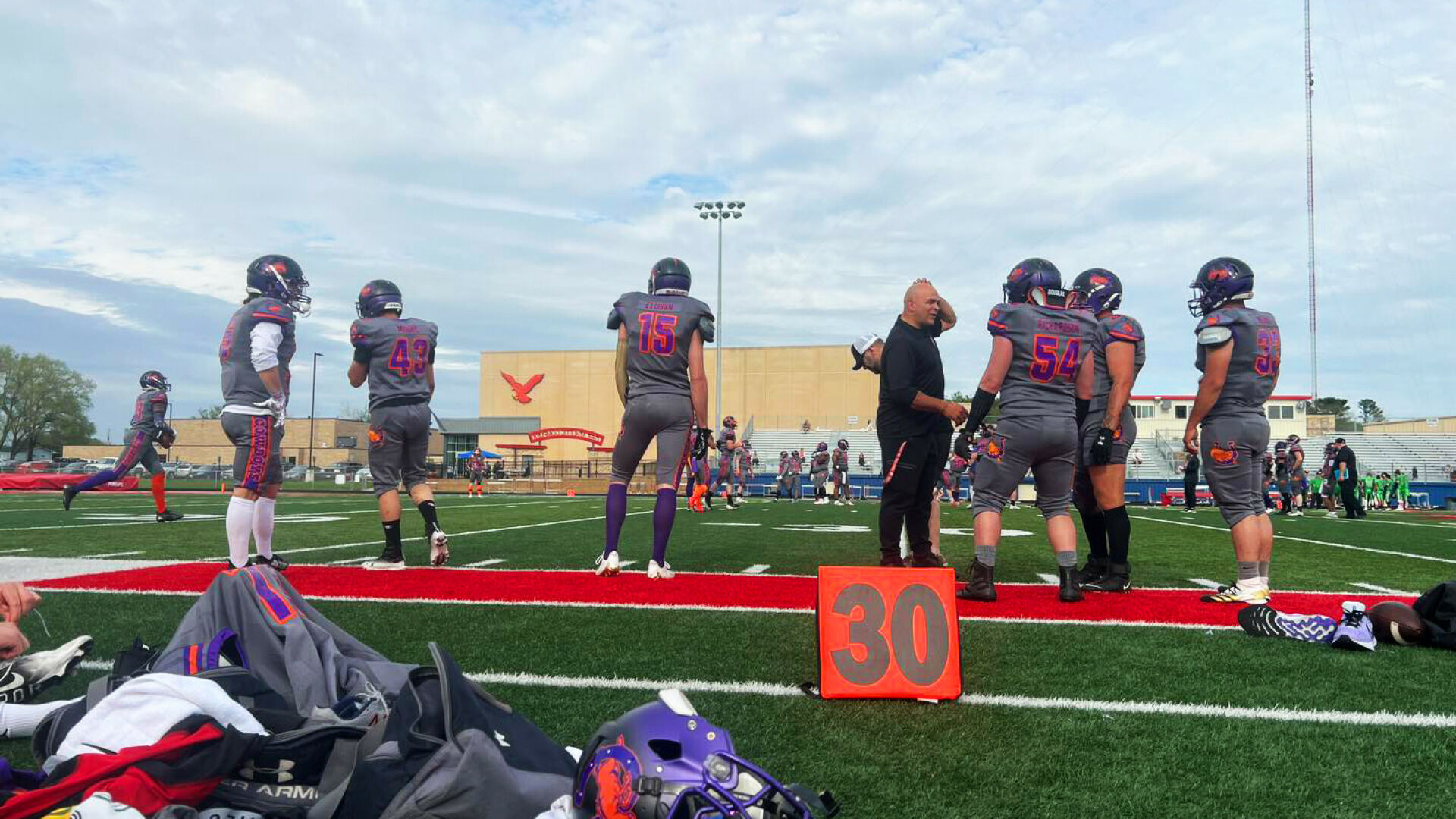 THE BOYS ARE BACK IN TOWN: Eau Claire Cowboys Football Team...