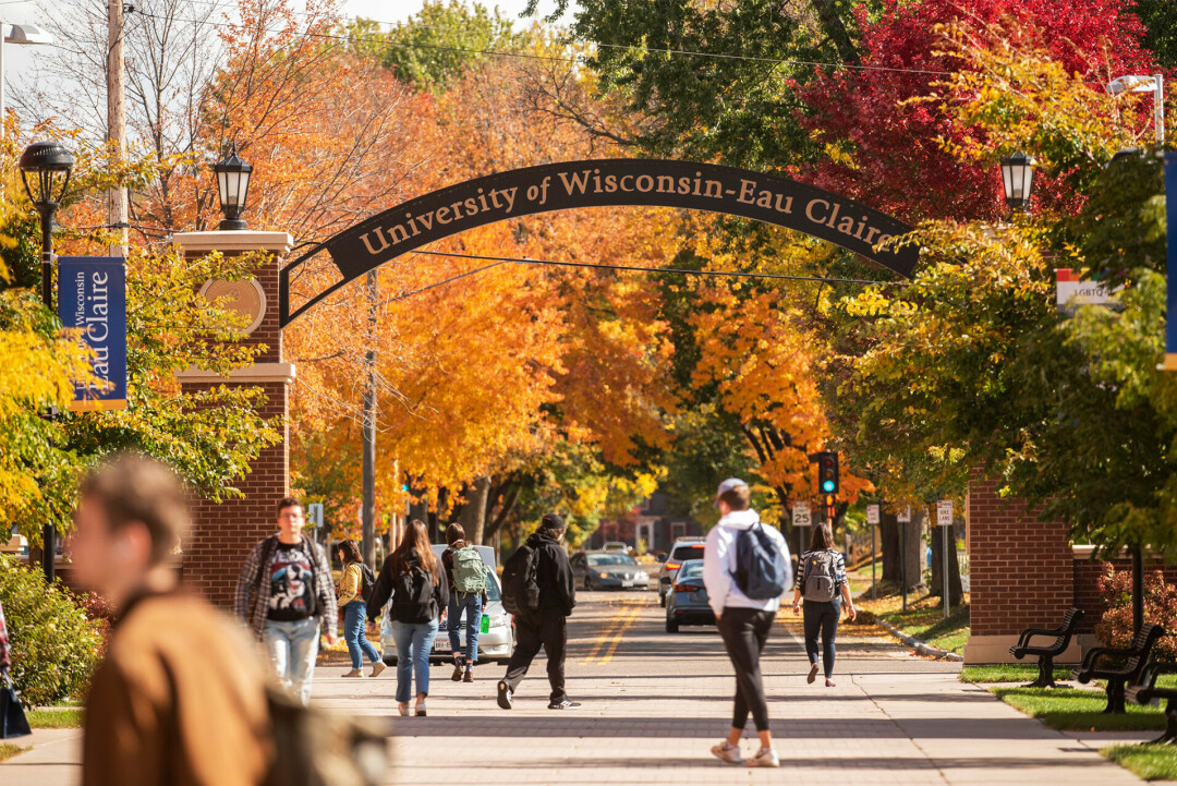 UW-Eau Claire in Autumn.