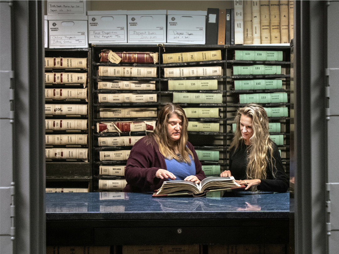 IT'S THAT TIME OF YEAR. If you haven't had your annual checkup with your banker, what are you waiting for?! (Pictured left to right: Tabitha Michaud, Deirdre Tumm)