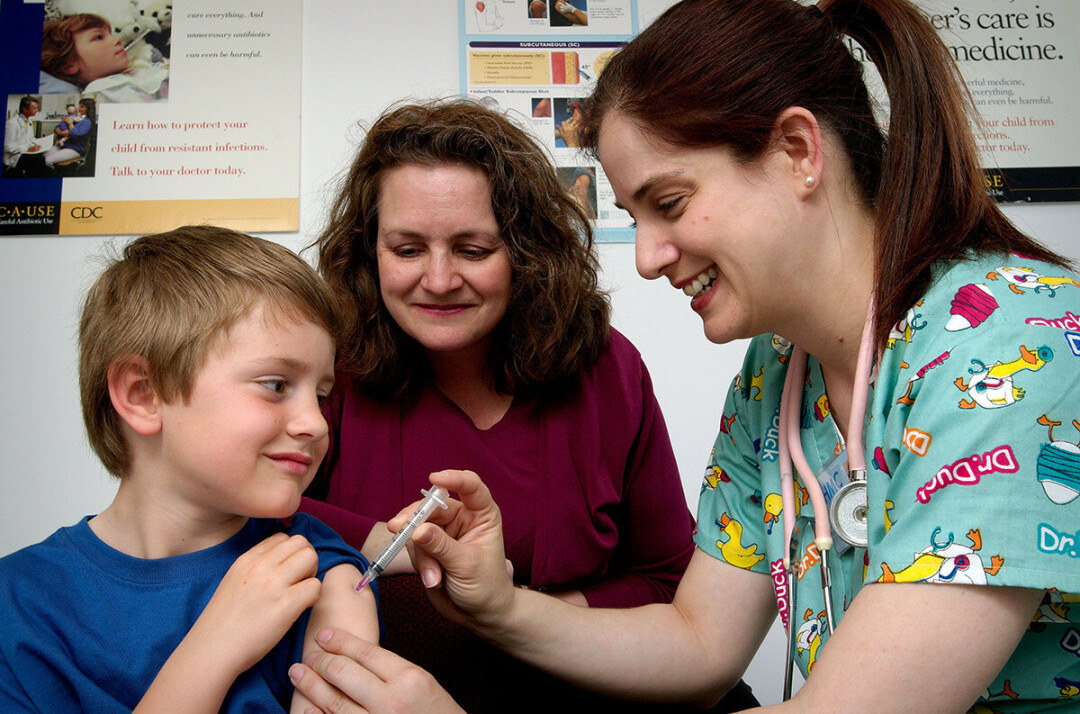 GOT YOUR SHOTS? Back to school planning means making sure your kids are up-to-date on their immunications. (